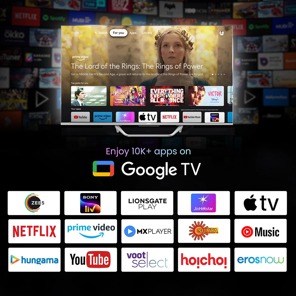 Haier S800 QLED 216cm (85) Google TV | Dolby Vision.Atmos 